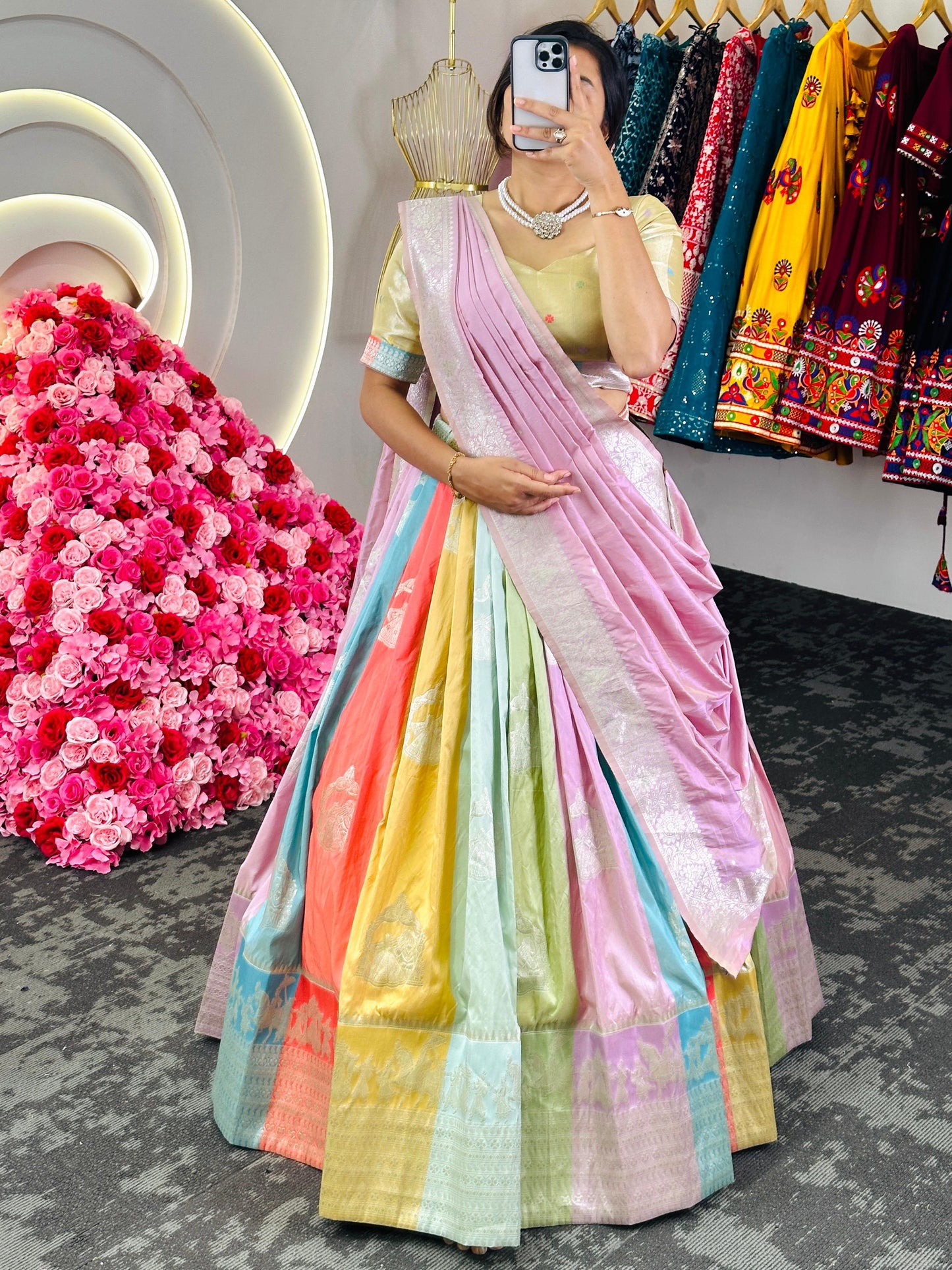 Dola Silk Jacquard Lehnga Choli