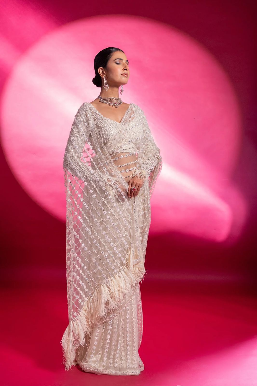 Buy Stunning Golden Embroidered Sequin Designer Sari Blouse Online USA –  Pure Elegance